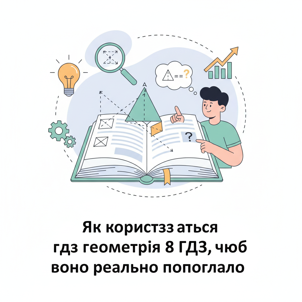 Як користуватися ГДЗ, щоб воно реально допомагало — иллюстрация к статье «гдз геометрія 8 клас істер»