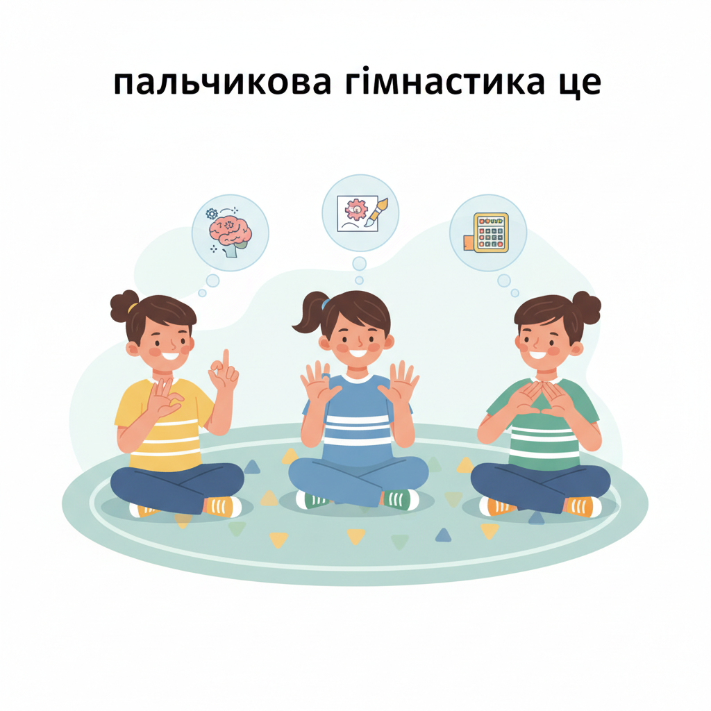 пальчикова гімнастика це — иллюстрация к статье «пальчикова гімнастика це»